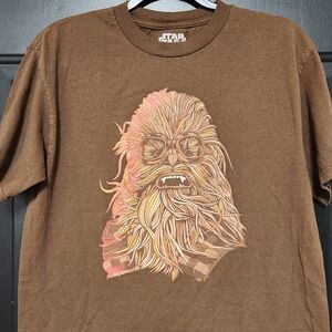 Chewbacca Goggles Star‎ Wars Medium Brown Tee Shirt Chewie Wookiee Lucas …